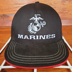 Marines Hat Cap Snapback Men Black‎ Embroidered Eagle Globe Anchor Union USA